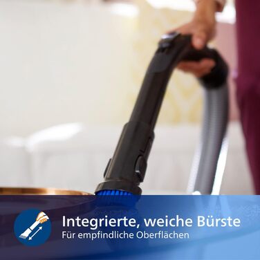 Пилосос без мішка PHILIPS серії 7000 - пилосос 900 Вт з фільтром Allergy H13 та насадкою TriActive (FC9741/09) 2,0 л