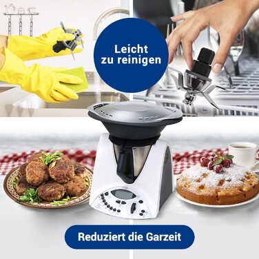 Ніж VIOKS Thermomix TM31 Заміна для Vorwerk Ніж з нержавіючої сталі Thermomix TM31 SUS420 - Кухонний комбайн TM31 Аксесуари Thermomix Vorwerk - Аксесуари Thermomix TM31 & Thermomix TM31 Запчастини Лезо блендера Tm31