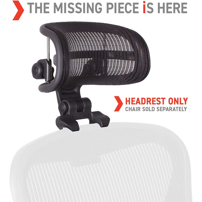 Розроблено зараз оригінальний підголівник для крісла Herman Miller Aeron H3 Graphite Кольори та сітчасті візерунки відповідають оновленому кріслу Aeron 2017 року та новішим моделям. h3 для ремастеризованого Graphite