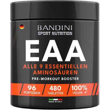 Амінокислотний комплекс Bandini EAA, 480 веганських таблеток