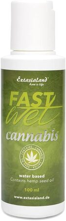 Лубрикант на водній основі Конопляний Sensitive Fastwet, 100 мл