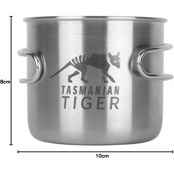 Чашка Tasmanian Tiger TT Handle Mug 500 - ідеальна для активного відпочинку та кемпінгу, з нержавіючої сталі, 500 мл, сумісна з пляшкою об&39ємом 1 л з широким горлом та тримачем для пляшок TT