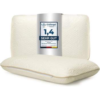 Дитяча подушка VITAPUR MemoDream Junior, піна з пам'яттю, гіпоалергенна, м'яка, можна прати, kotex-100, від 3 років, 30 х 50 х 9 с