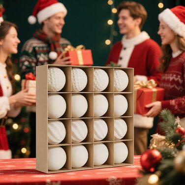 Набір з 16 оксамитових різдвяних прикрас для ялинки біжевий Miaikoe