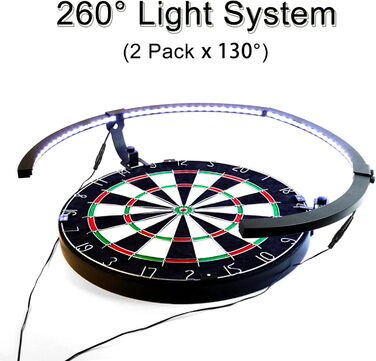 Система освітлення мішень для дартсу 260 Підходить для всіх видів мішень для дартсу Професійні деталі для дартсу