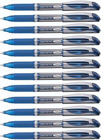 Ручка для роликів Pentel BL60-C EnerGel з ковпачком 0,5 мм, 12 шт. , синя