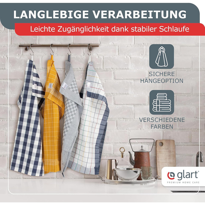 Набір з 10 чайних рушників рушники кухонні, 50х70 см, 100 бавовна Oeko-TEX Standard 100, сірі, попередньо випрані, серветки для ку