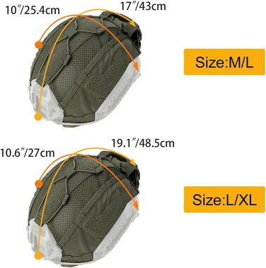 Сумка для тактичного шолома IDOGEAR House з кишенею для батареї, противага для шолома NVG, розмір Fast, M/L/XL, аксесуар для шолома, M, зелений Ranger