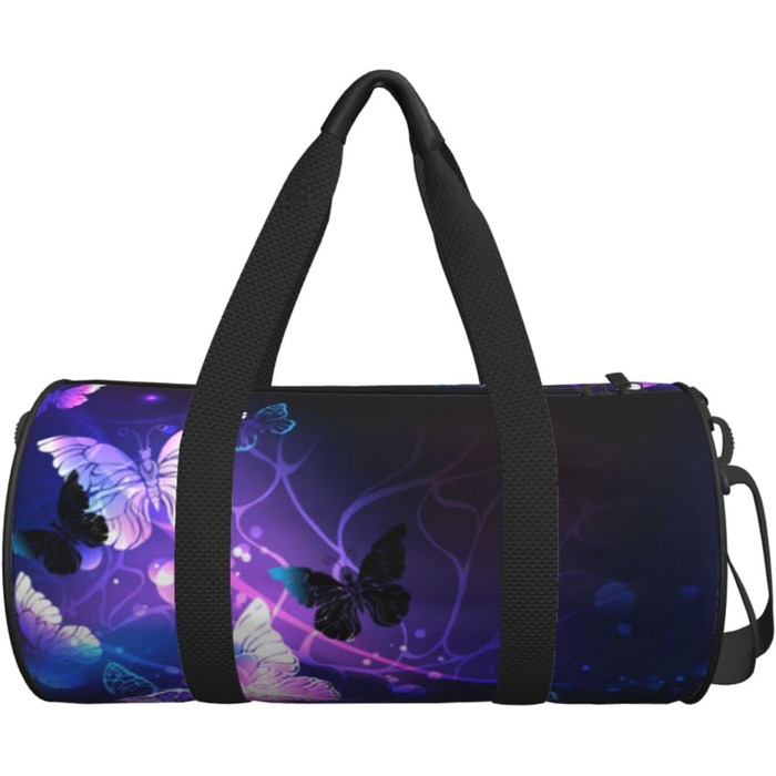 Дорожня сумка-циліндр з квітковим візерунком, спортивна сумка для чоловіків та жінок, сумка-мішок, спортивна сумка