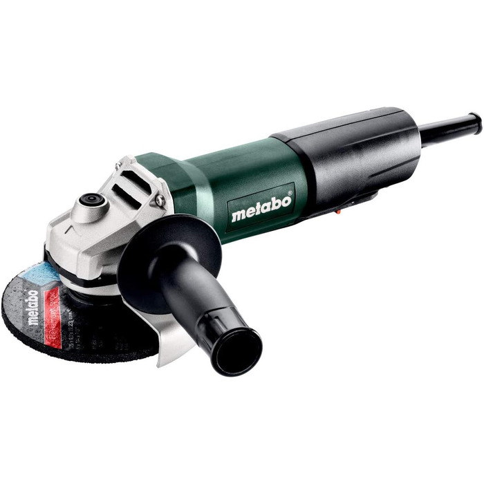 Кутова шліфувальна машина Metabo WP 850-125 (603610000) Картонна коробка, 850 Вт, Ø диска 125 мм, швидкість холостого ходу 11500 /
