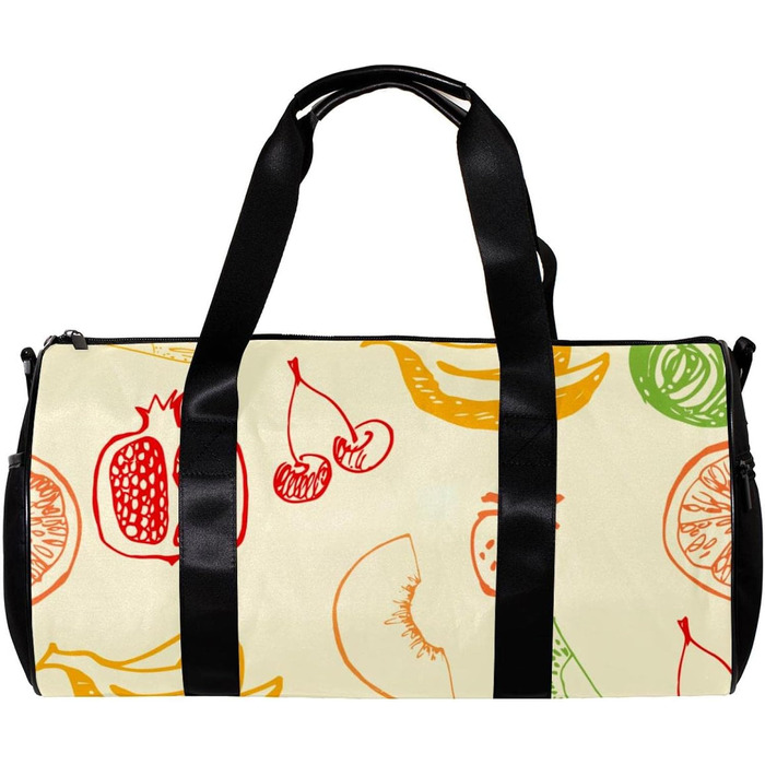 Спортивна сумка, маленька дорожня сумка, сумка для йоги, фруктів, банана, зелена, полунична, вишнева, сумка для фітнесу на відкритому повітрі, ручна поклажа