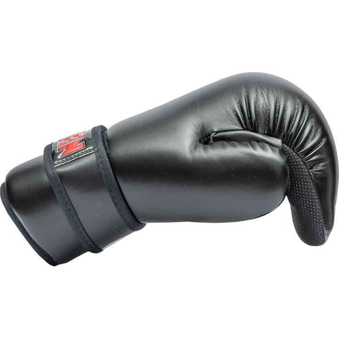 Рукавички для змагань Кікбоксинг Схвалено WAKO, чорні XS