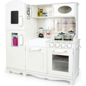 Дерев&39яна кухня Leomark Велика ретро-кухня з дерева - Велика старовинна - Дитяча кухня Ігрові кухонні аксесуари Кухня Дитяча ігр