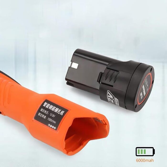 Електрична арматурна машина Jieotwo, акумуляторна, акумуляторна, машина для зв'язування арматури, портативний інструмент для кріплення арматури, 1000 об/хв змінного струму 100-240 В