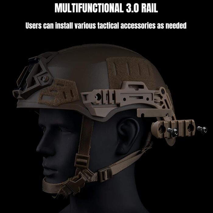 Тактичний шолом 3.0 Спрощена версія Полювання Стрільба Страйкбол Захисний шолом Бойове Навчальне Спорядження BCP