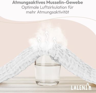 Серветки для відрижки Laleni дитячі в наборі 10 шт. з чистої бавовни - нетоксичні муслінові серветки дитячі 70х70 - поглинаючі мус