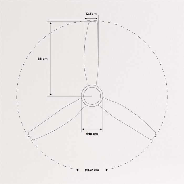 Вентилятор стельовий нікель, лопаті з натурального дерева з підсвічуванням і дистанційним керуванням / 40 Вт, тихий, Ø132 см, 6 швидкостей, таймер, двигун постійного струму, режим літо-зима