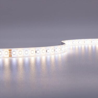 Світлодіодна стрічка CCT SMD2835 24 В 18 Вт IP65 120 LED/m 5 м Подвійна біла світлодіодна стрічка Світлодіодна стрічка Струнні світильники Світлова стрічка для внутрішнього/зовнішнього використання