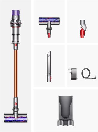 Бездротовий пилосос Dyson Cyclone V10, Nickel/Copper, 150 Airwatt адаптер для низьких поверхонь