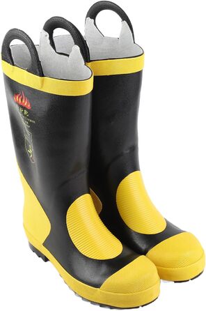 Високі аварійно-рятувальні чоботи, термостійка ізоляція, нековзні гумові вогнестійкі чоботи, легкі та дихаючі. Гарна теплоізоляція забезпечує комфорт. Розмір 42.