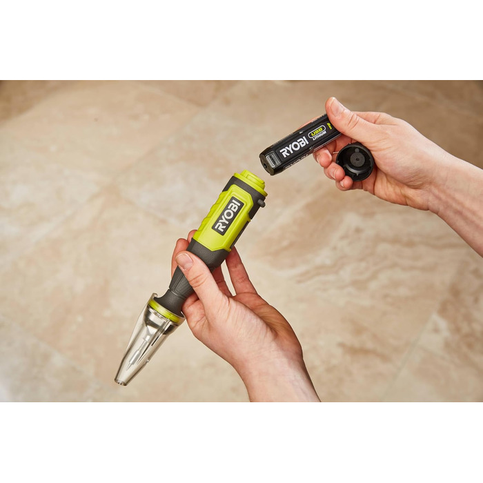 Акумуляторний паяльник RYOBI 4 В USB-LITHIUM RSI4-120G, вкл. 1 x 4 В 2,0 Ач акумулятор та зарядний кабель USB-C