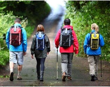 Водонепроникний рюкзак OverBoard Pro 30 літрів червоного кольору