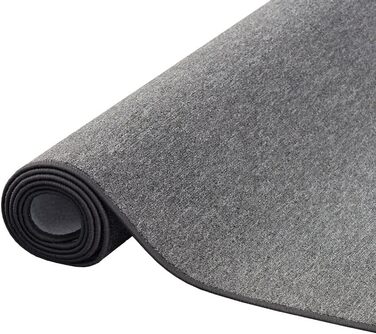 Велюровий килим Антрацит в 24 розмірах 100х100 см