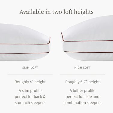 Латексна подушка Saatva, стандартний лофт (10,2 см 12,7 см), гіпоалергенна подушка з подрібненим латексним ядром, дихаюча, чохол з органічної бавовни, який можна прати в пральній машині, ліжко розміру &quotqueen-size&quot (71,1 x 40,6 см), стандартний/que