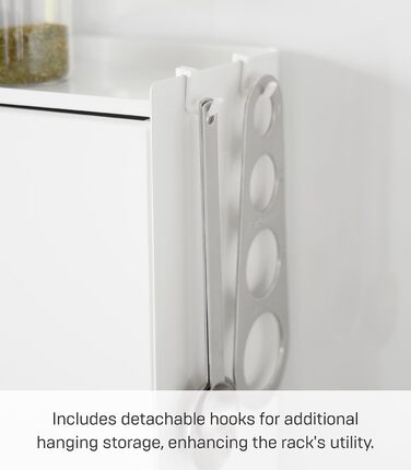 Рівнева підставка для приправ, біла, сталь/POM смола, 38 x 16,3 x 49,2 см Біла 16,3 x 38 x 49,2 см (Д x Ш x В), 2009 TOWER 3-