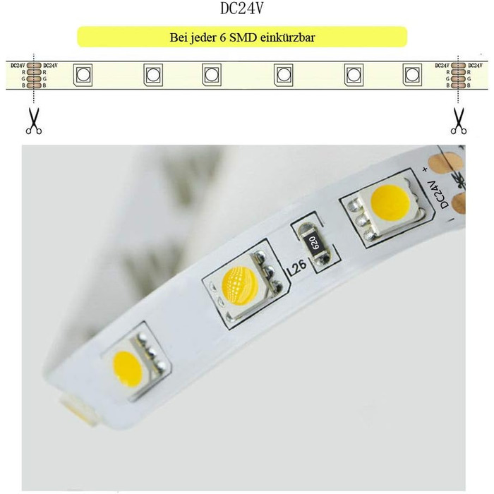 Світлодіодна стрічка RGBW 4 в 1 світлодіодна стрічка 5050SMD RGBWW RGBтеплий білий, 300 світлодіодів Світлодіодна стрічка Стрічка Освітлення Декоративні світильники, 60 світлодіодів/м Світлодіодні стрічки (24 В не водонепроникні, теплий білий), 24V 5M