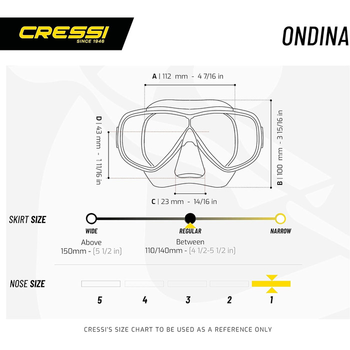 Дитяча маска для дайвінгу (7-13 років) трубка, для басейну, захист від запотівання, подряпин та запотівання, регульована маска для снорклінгу - Дитяча маска для дайвінгу із захистом від ультрафіолету, прозора/аквамарин - Ondina/Top