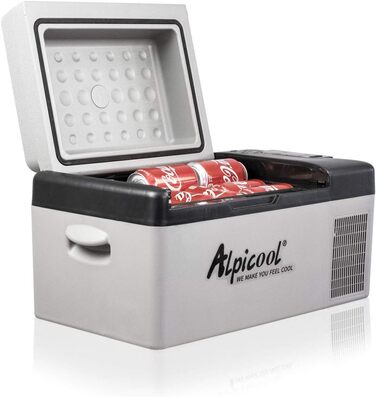 Літрова прохолодна коробка 12v міні-холодильник маленький електричний кемпінговий морозильник портативний для автомобіля, вантажів