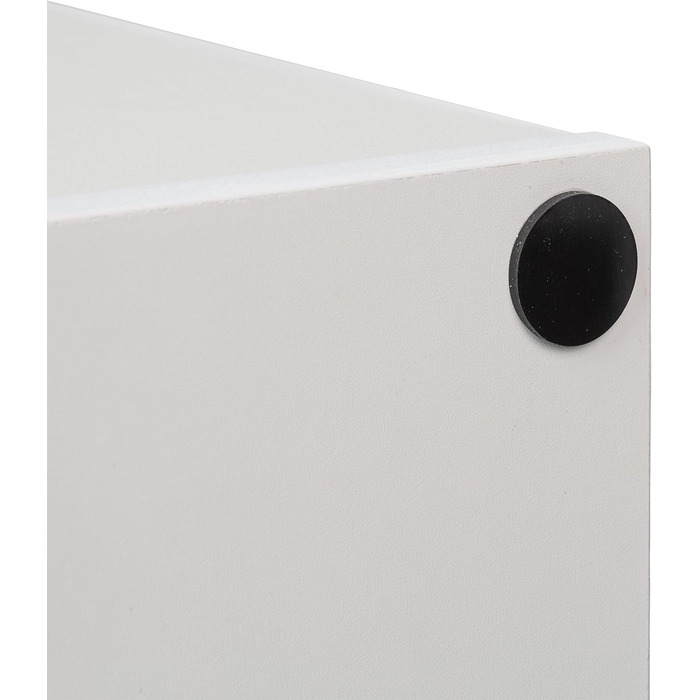 Лоток для документів Relaxdays, 4 відділення, ВШХ 28 x 35,5 x 25 см, DIN A4, офісний лоток для листів, настільний, ДВП, білий