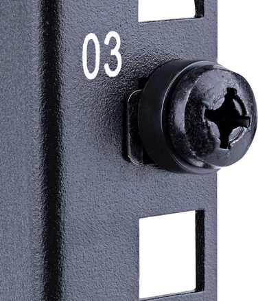 Мережева шафа з відкритою рамою 8U - 19-дюймова 2-стійкова окремостояча настільна стійка для комп&39ютерів, серверів, аудіовізуального, медіа, IT та обладнання для обробки даних (RK8OD) 8U односпальне ліжко