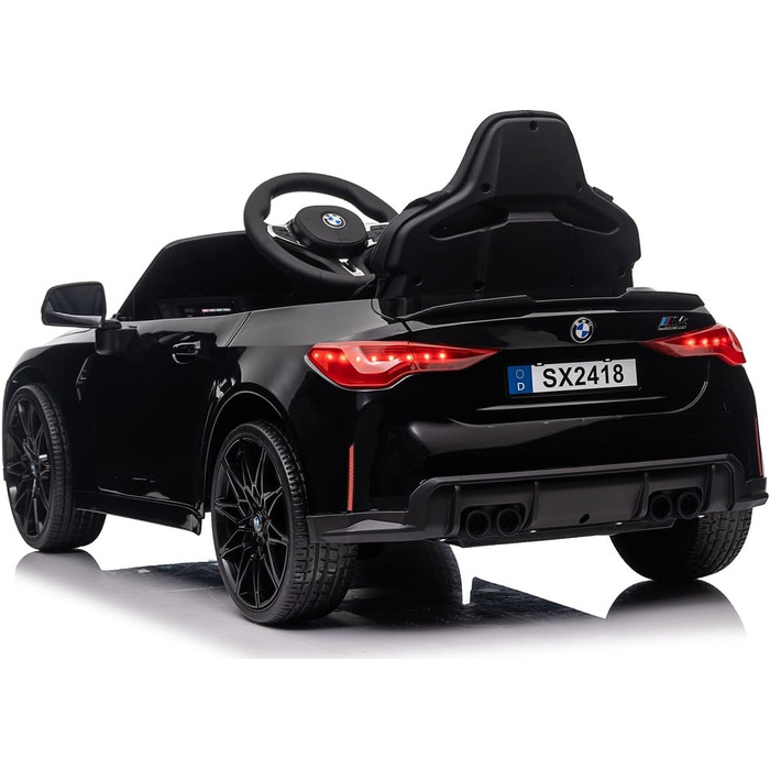 Колеса Eva, дитячий автомобіль дитячий транспортний засіб дитячий електромобіль (чорний), 4, MP- 90W