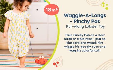 Равлик-Потягушка Pinchy Pat від B. Toys іграшка для малюків від 18 місяців