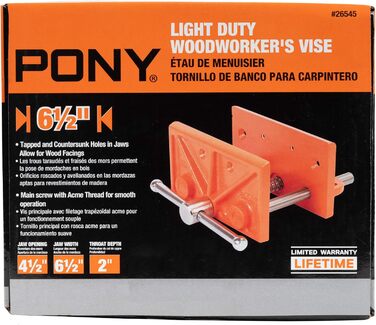 Струбцина Pony POJ26545 Holzarbeiter, легка, помаранчева, 11,4 см
