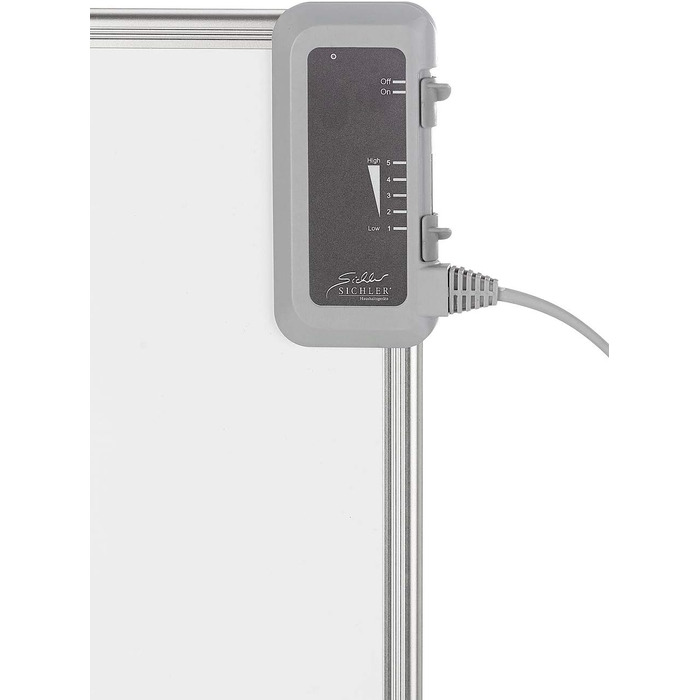 Інфрачервоний обігрівач Sichler Household Appliances складна інфрачервона нагрівальна панель з алюмінієвою рамою до 80 C 315 Вт (нагрівальна панель, міні-обігрівач, офіс)