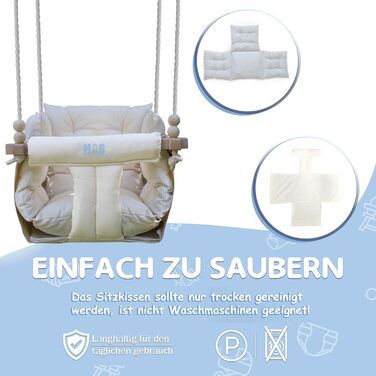 Дитячі гойдалки кімнатні з дерева граба з анкерними та кріпильними матеріалами для стелі, дитячі гойдалки садові, вантажопідйомніс