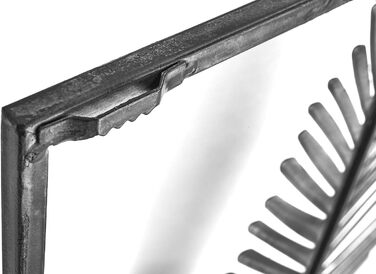 Коболо настінний фотошпалери настінне оздоблення металеві картини настінне мистецтво сучасне - MONSTERA - металл - 29x74 см - чорн