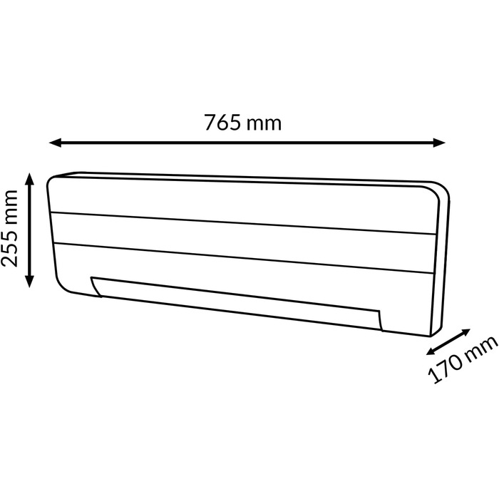Керамічний настінний вентилятор-обігрівач Dad 3000 Вт, тихий &lt45 дБ, з пультом дистанційного керування, світлодіодним дисплеєм, таймером та коливальною решіткою, захист IPX2 та захист від перегріву