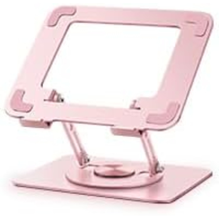 Підставка для ноутбука VAYDEER з регульованою висотою та поворотною базою на 360 та складною конструкцією ергономічний тримач для ноутбука на стіл, сумісний з MacBook, Dell, HP та іншими ноутбуками з діагоналлю 1017,3 дюйми