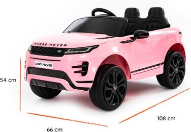 Дитячий електромобіль Range Rover Evoque електричний дитячий автомобіль з 12-вольтовим акумулятором, сенсорним монітором MP4, шкір