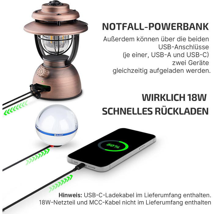 Розумний кемпінговий ліхтар OLIGHT Olantern Classic 2 Pro 300 лм із керуванням застосунком, світлодіодний ліхтар у ретро-стилі, плавне затемнення, аварійний портативний зарядний пристрій USB, для кемпінгу, саду, активного відпочинку на свіжому повітрі, по