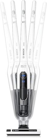 Акумуляторний пилосос Bosch Athlet BCH6L2560, акумуляторний ручний пилосос, без мішка, гігієнічний фільтр плюс, висока потужність