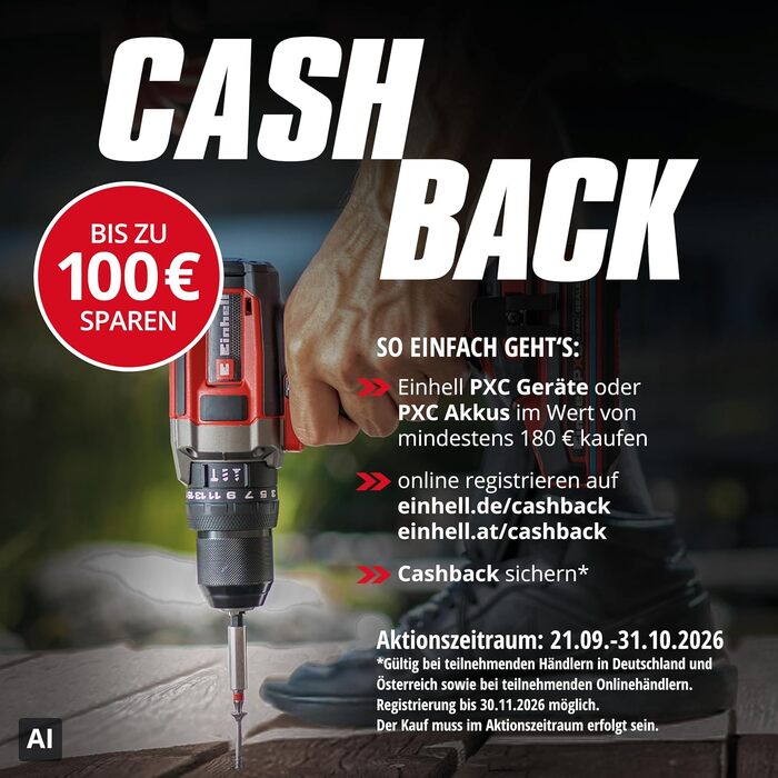 Акумуляторний стіковий пилосос Einhell TE-SV 18 Li-Solo (без акумулятора та зарядного пристрою)
