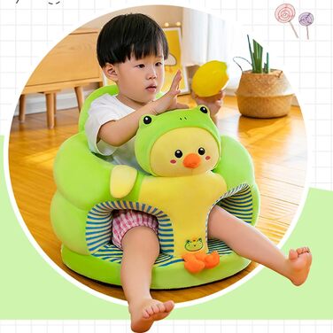 Чохол для дитячого сидіння на підлозі, чохол для навчальних стільців, милий плюшевий наповнювач для дитячого дивана, знімний та пральний, для дитячої кімнати, ігрової кімнати, парку, 2