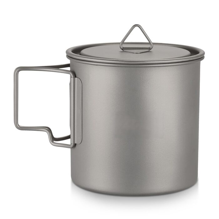 Ультралегка кружка зі складною ручкою. Портативна чашка для води, призначена для кемпінгу, пікніка. Легка та стійка до корозії, підходить для кемпінгу, походів, трекінгу та домашнього використання.