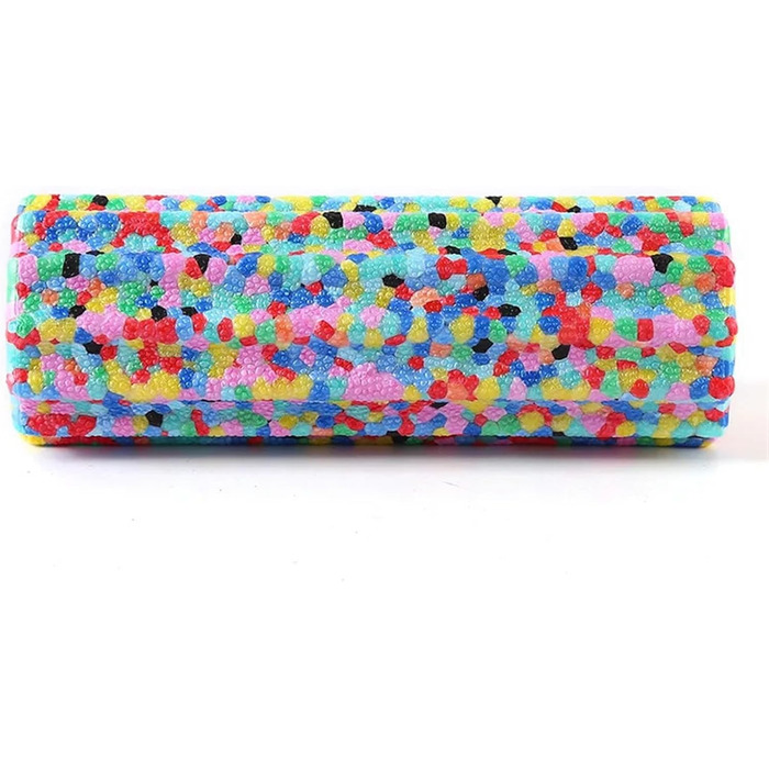 Ролик для фасції 5,3 x 15 см, кольоровий поролоновий ролик для йоги, м&39яка текстура, міцний ролик для масажу м&39язів, міні-колонка для йоги, пристрій для фітнес-тренувань