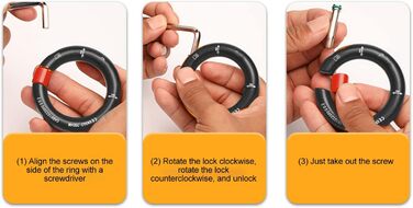 Кільце для спуску на мотузці HERCHR, алюмінієвий сплав 24 кН, отвір, знімний з&39єднувач для скелелазіння, точка з&39єднання запобіжного кільця ущільнювача для скелелазіння, гамак Tree Surgeon, чорний